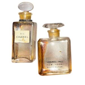 Chanel No 5 And Chanel Empty Bottles Minis